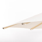 The Resort Market Umbrella in Straight White | 8' Antique White Frame Resort Market Bundle Business & Pleasure Co. 