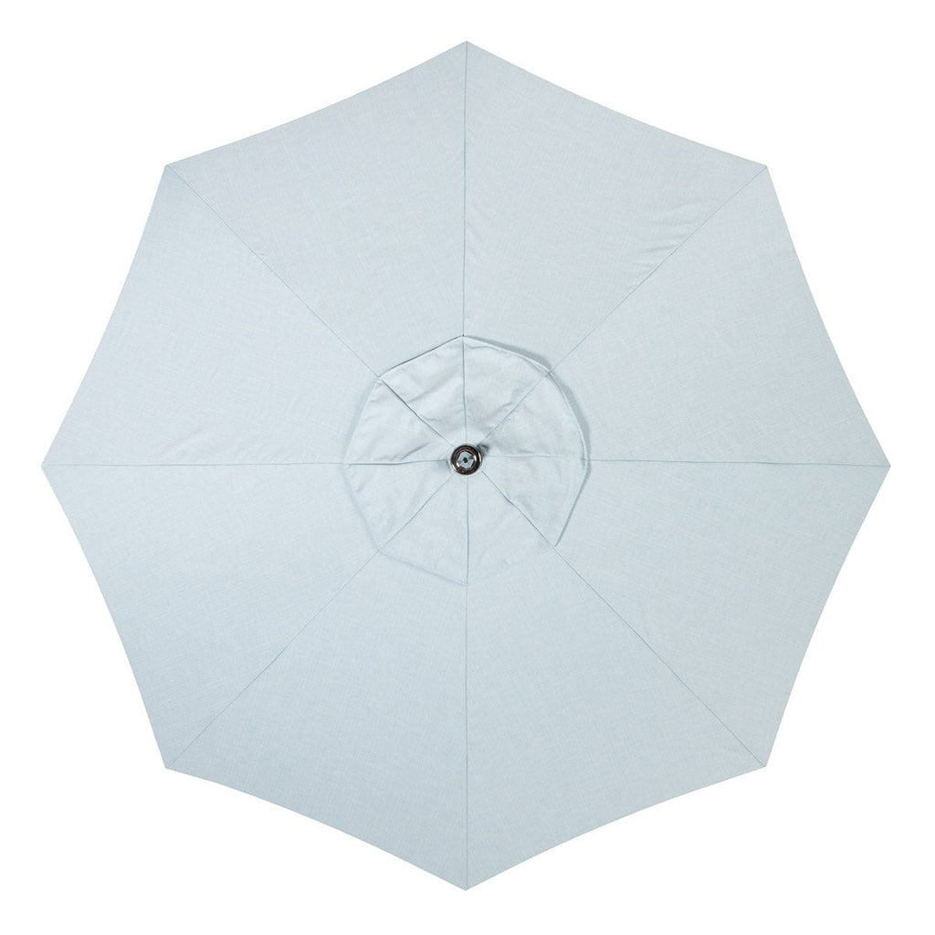 The Resort Market Umbrella in Sky Blue | 10' Antique White Frame Resort Market Bundle Business & Pleasure Co. 