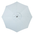 The Resort Market Umbrella in Sky Blue | 10' Antique White Frame Resort Market Bundle Business & Pleasure Co. 