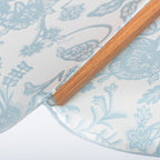 The Resort Market Umbrella in Sky Blue | 10' Transfer Teak Frame Resort Market Umbrella Business & Pleasure Co. 