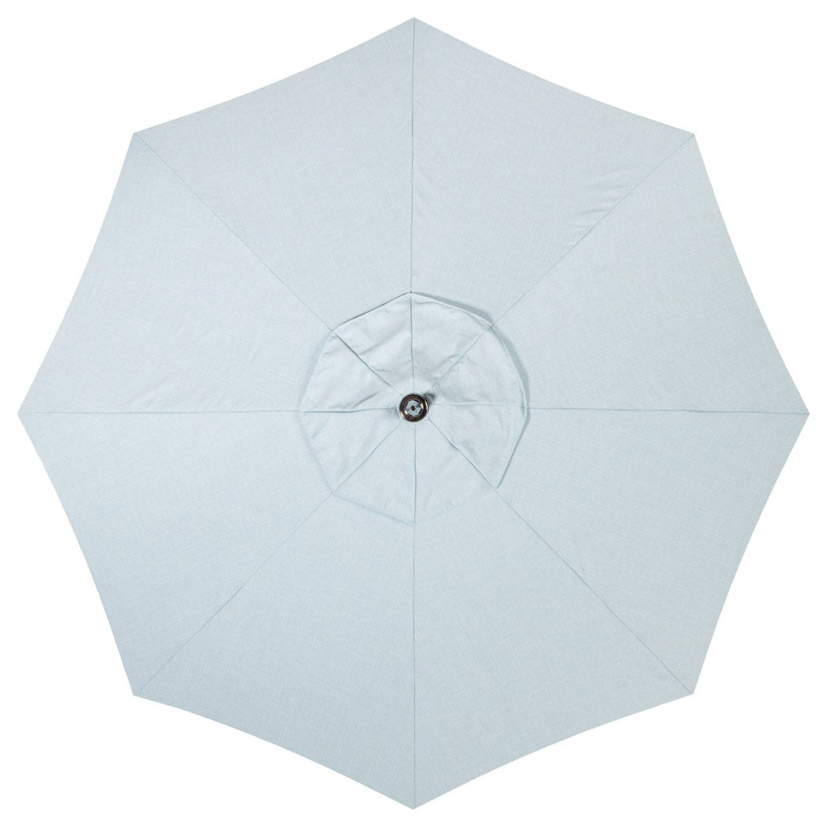 The Resort Market Umbrella in Sky Blue | 10' Transfer Teak Frame Resort Market Umbrella Business & Pleasure Co. 