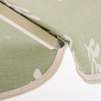 The Resort Market Umbrella in Sandstone | 12' Antique White Frame Bundle Business & Pleasure Co. 