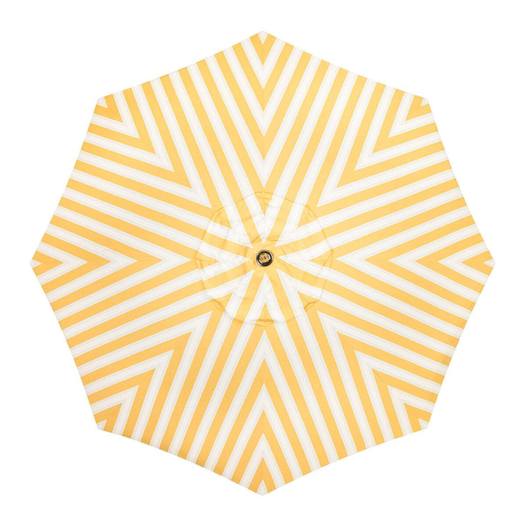 The Resort Market Umbrella - Octagon - Canopy 10 - Tuuli Stripe Yellow