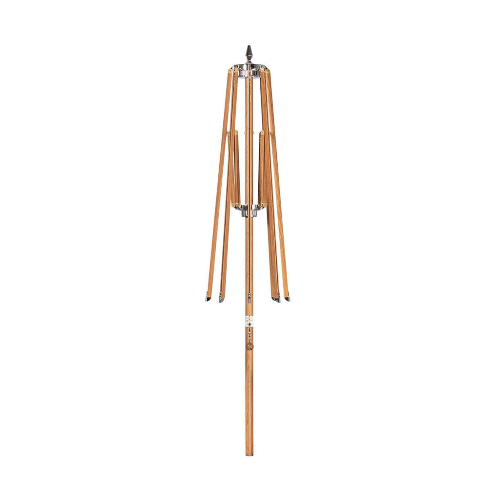 The Resort Market Umbrella in Crew Pink Stripe | Transfer Teak Frame Resort Market Bundle Business & Pleasure Co. 