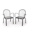 Al Fresco Dining Chair (Set of 2) in Vintage Black