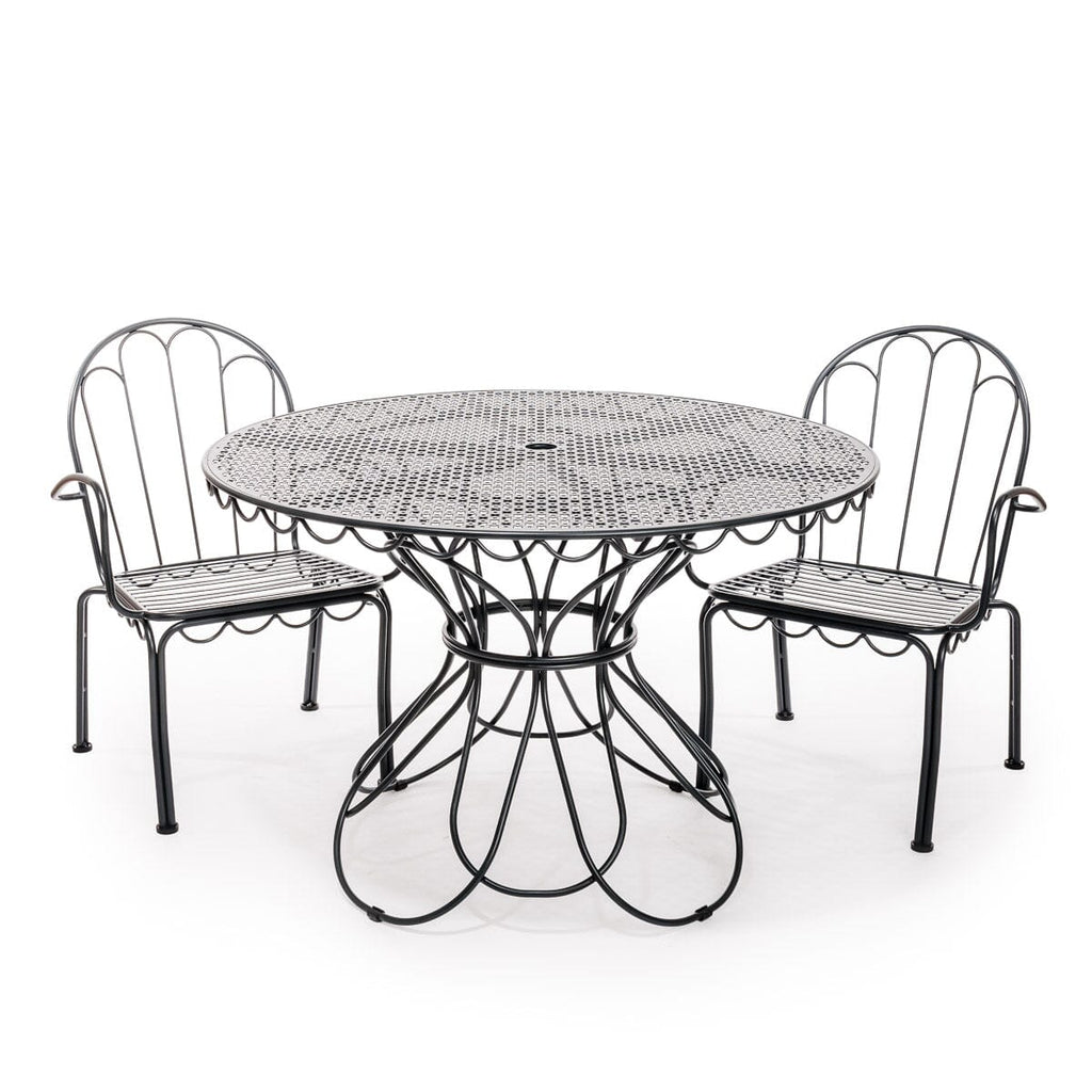 The Al Fresco Table For Two Set - Vintage Black