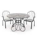 The Al Fresco Table For Two Set - Vintage Black