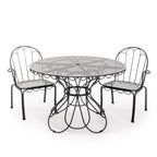 The Al Fresco Table For Two Set - Vintage Black