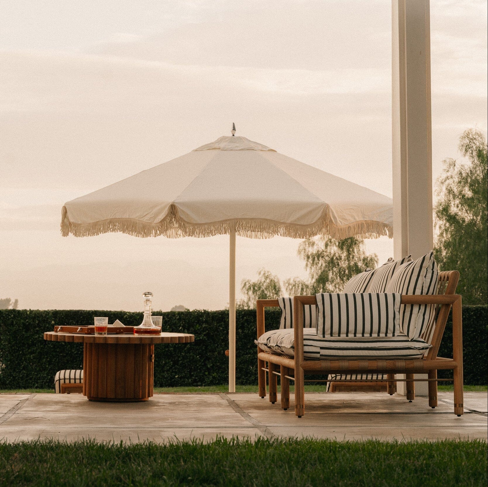 Wes Sofa Kit - Teakwood Gold & Monaco Black Wes Sofa Kit Business & Pleasure Co. 