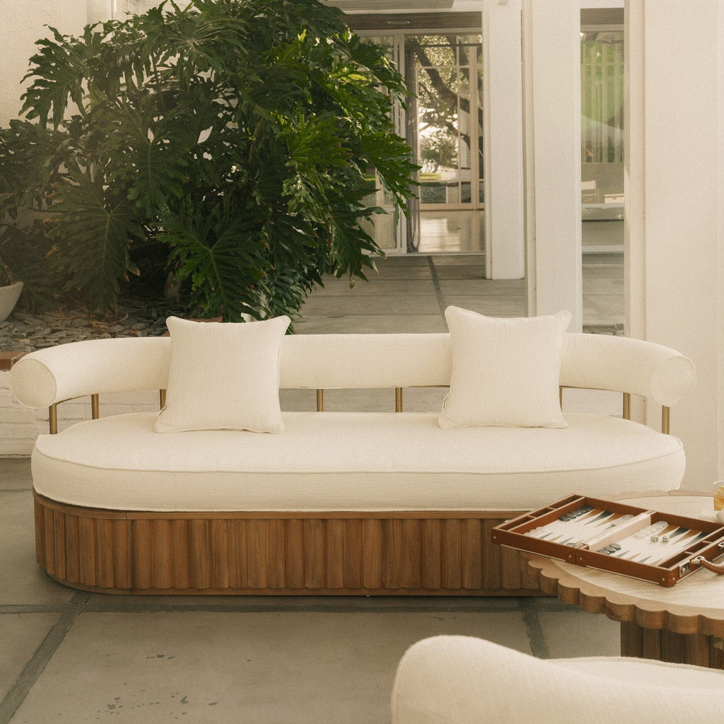 The Daisy Sofa - Frame - Teakwood Daisy Sofa Business & Pleasure Co. 