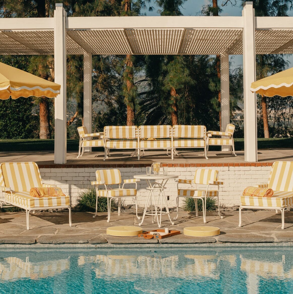 The Waterhouse Round Cafe Table - Antique White Waterhouse Cafe Table Business & Pleasure Co. 