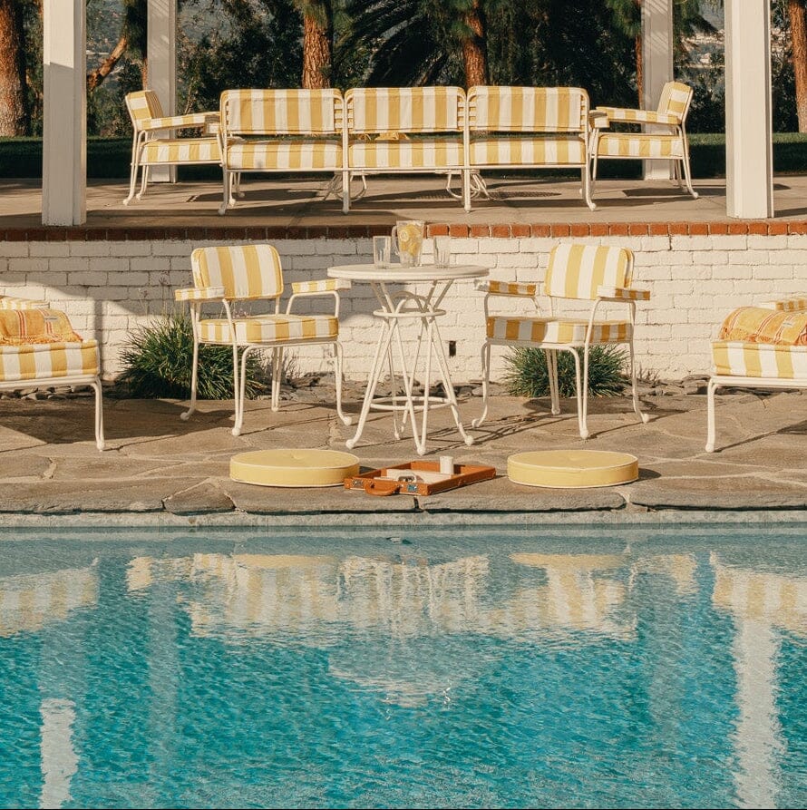 The Circular Pillow - Rivie Mimosa Circular Pillow Business & Pleasure Co. 