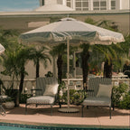 Al Fresco Sun Lounger Kit - Vintage Black & Lauren's Navy Stripe Al Fresco Sun Lounger Kit Business & Pleasure Co. 