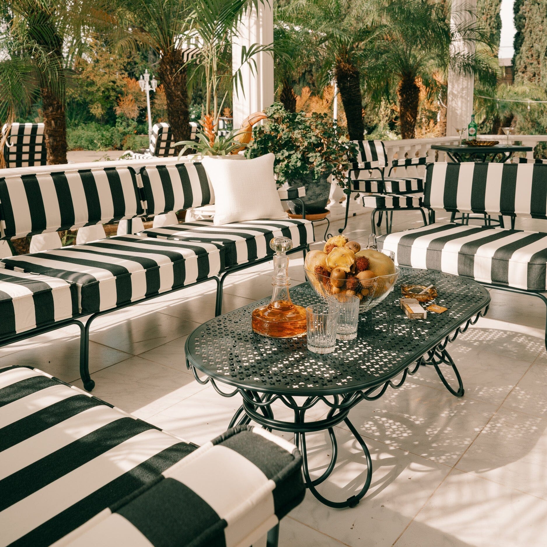 Waterhouse Sofa Kit - Vintage Black & Crew Vintage Black Stripe Waterhouse Sofa Kit Business & Pleasure Co. 