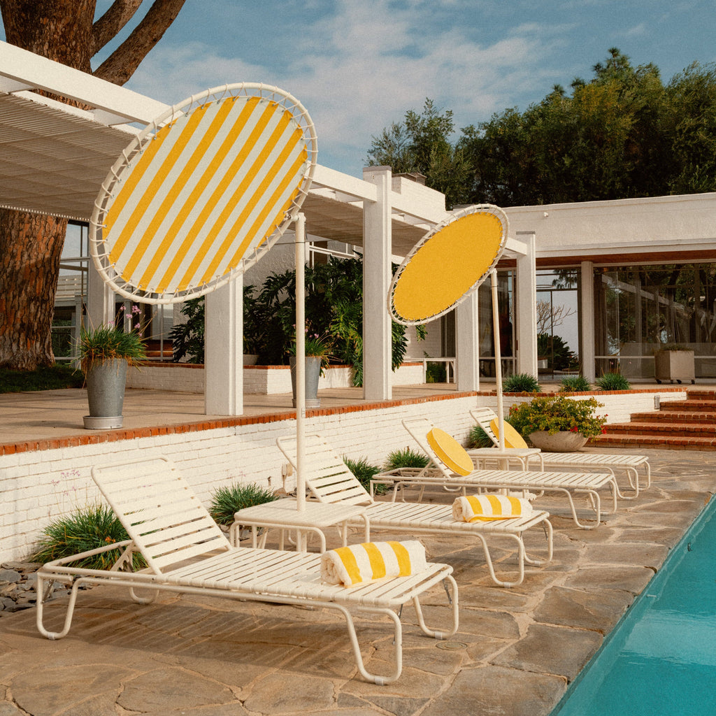 The Vista Shade - Crew Mimosa Yellow Stripe Vista Shade Business & Pleasure Co. 