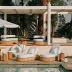 The Daisy Sun Lounger - Frame - Teakwood Daisy Sun Lounger Business & Pleasure Co. 