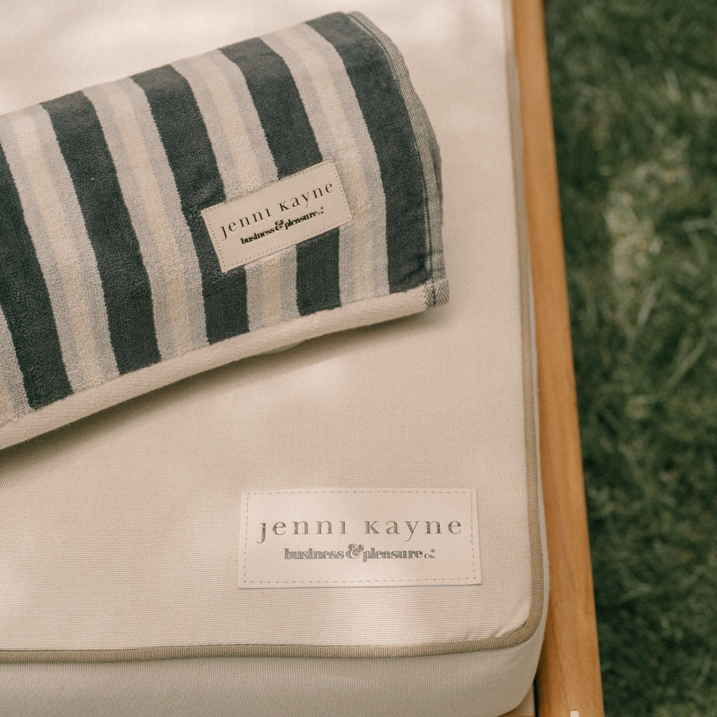 The Beach Towel x Jenni Kayne Beach Towel Business & Pleasure Co. 