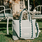 The Cooler Tote Bag - Rivie Green Cooler Tote Business & Pleasure Co. 