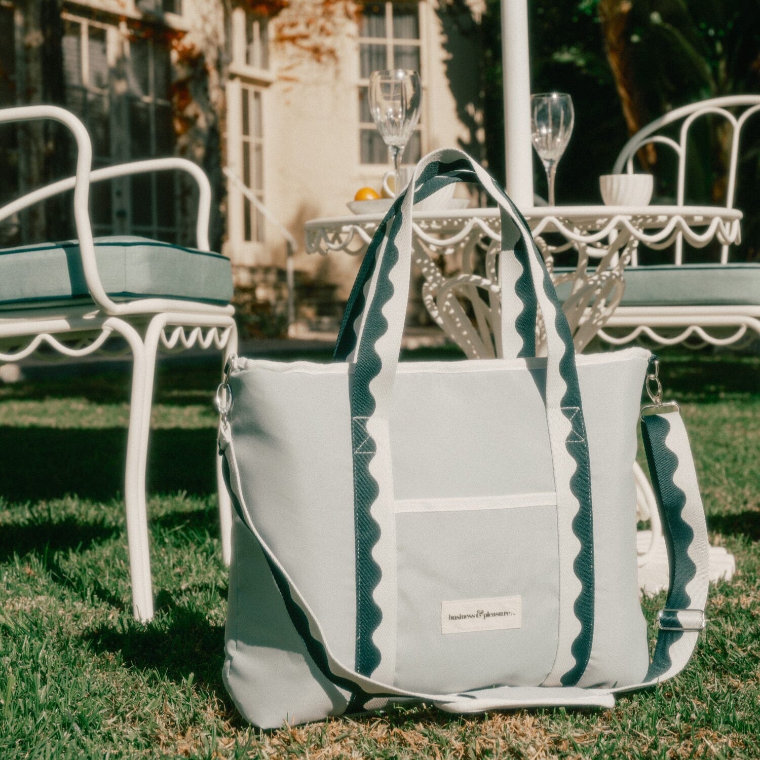 The Cooler Tote Bag - Rivie Green Cooler Tote Business & Pleasure Co. 