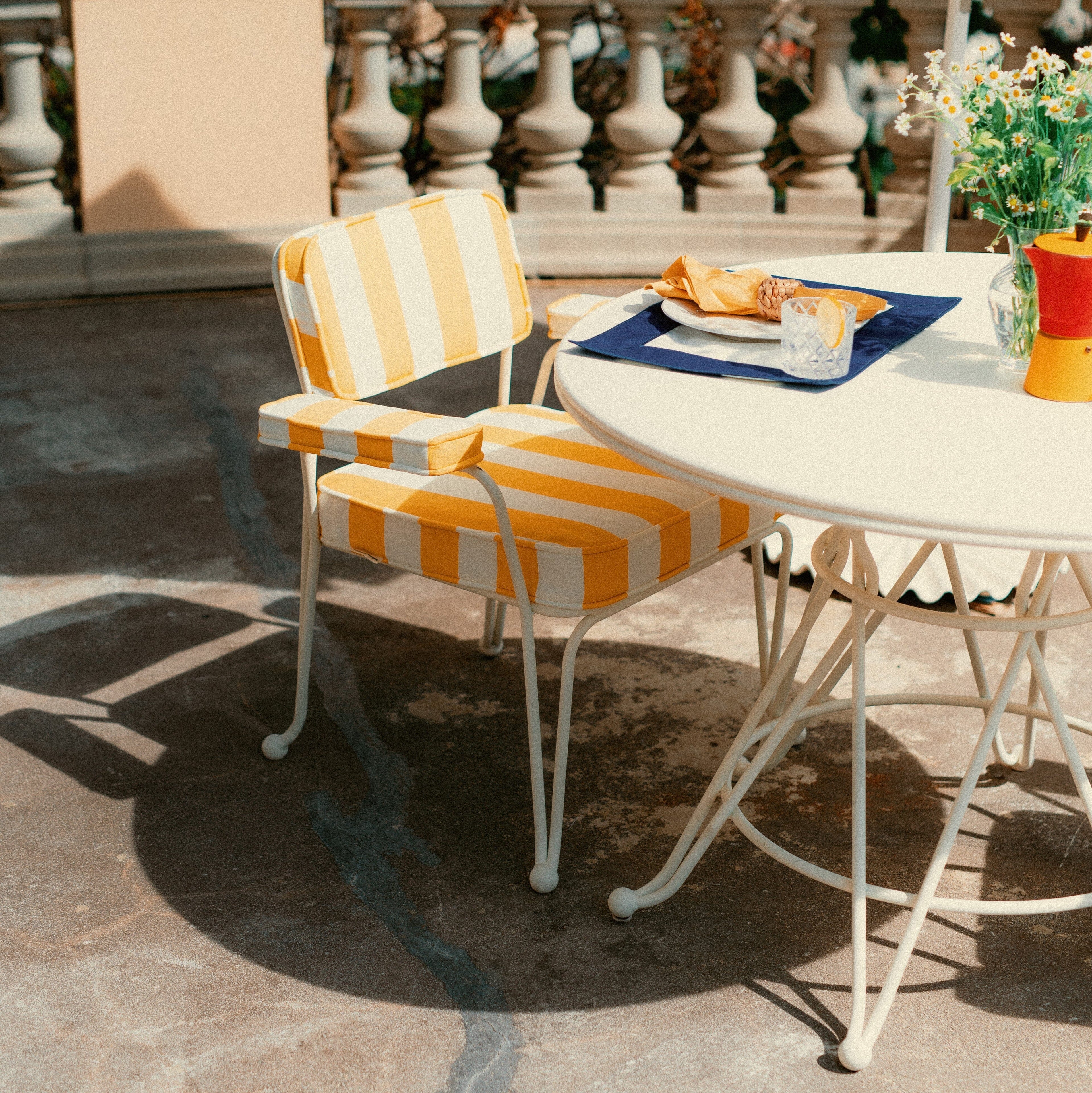 The Waterhouse Dining Chair - Frame - Antique White Waterhouse Dining Chair Business & Pleasure Co. 