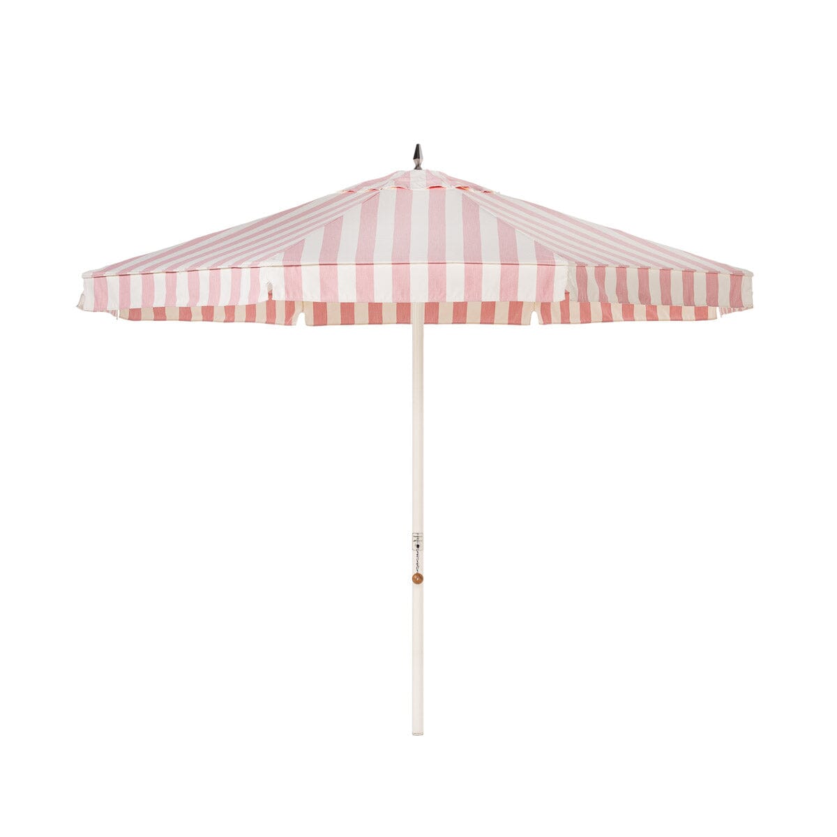Product image of Resort Market Umbrella in Crew Pink Stripe | 10' Antique White Frame Resort Market Bundle Business & Pleasure Co. 