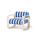 The Contini Accent Chair Contini Accent Chair Kit Business & Pleasure Co. Crew Mediterranean Blue Stripe Antique White 
