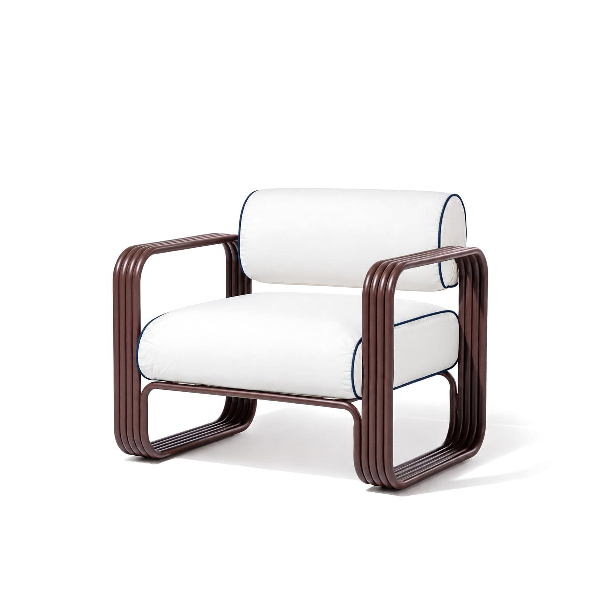 The Contini Accent Chair Contini Accent Chair Kit Business & Pleasure Co. Rivie White Merlot 