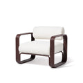 The Contini Accent Chair Contini Accent Chair Kit Business & Pleasure Co. Boucle Antique White Merlot 