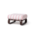 The Contini Ottoman Contini Ottoman Kit Business & Pleasure Co. Crew Pink Stripe Merlot 
