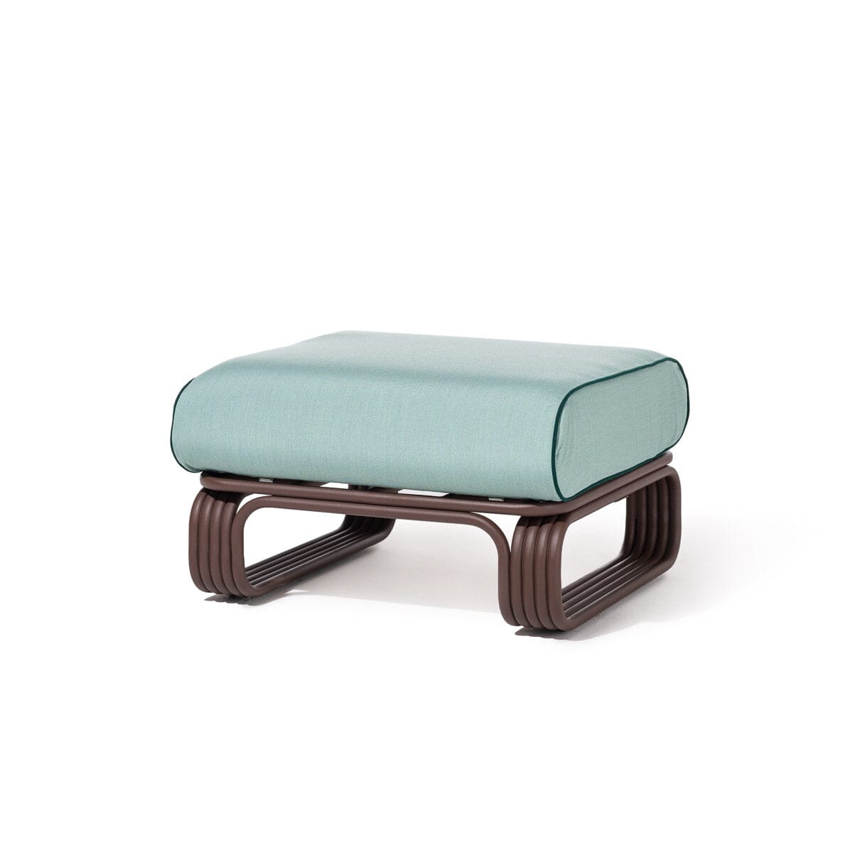 The Contini Ottoman Contini Ottoman Kit Business & Pleasure Co. Rivie Green Merlot 