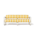 The Contini Sofa Business & Pleasure Co. Crew Mimosa Yellow Stripe Antique White 