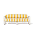 The Contini Sofa Business & Pleasure Co. Crew Mimosa Yellow Stripe Antique White 