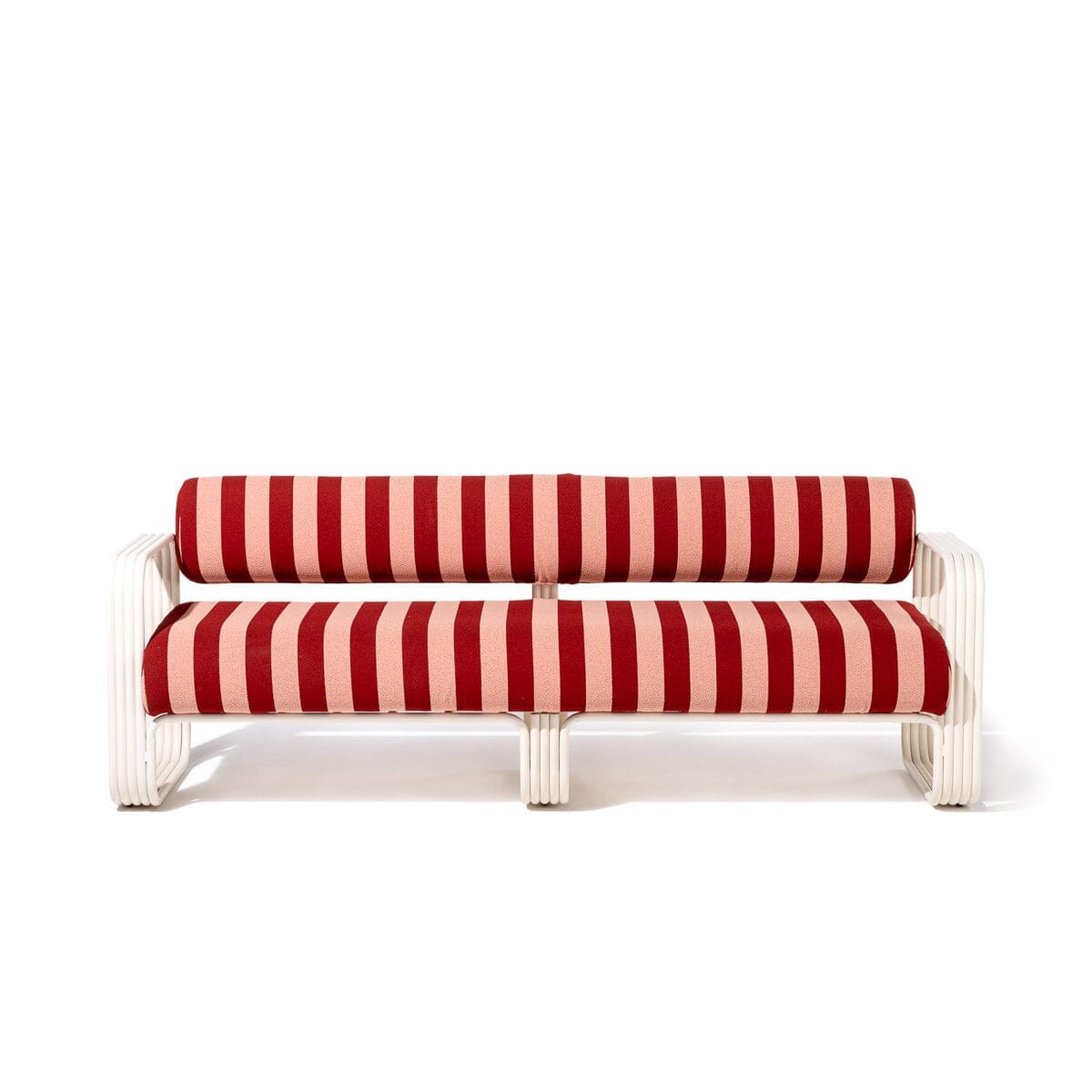 Product image of Contini Sofa Business & Pleasure Co. Terry Terracotta Stripe Antique White 