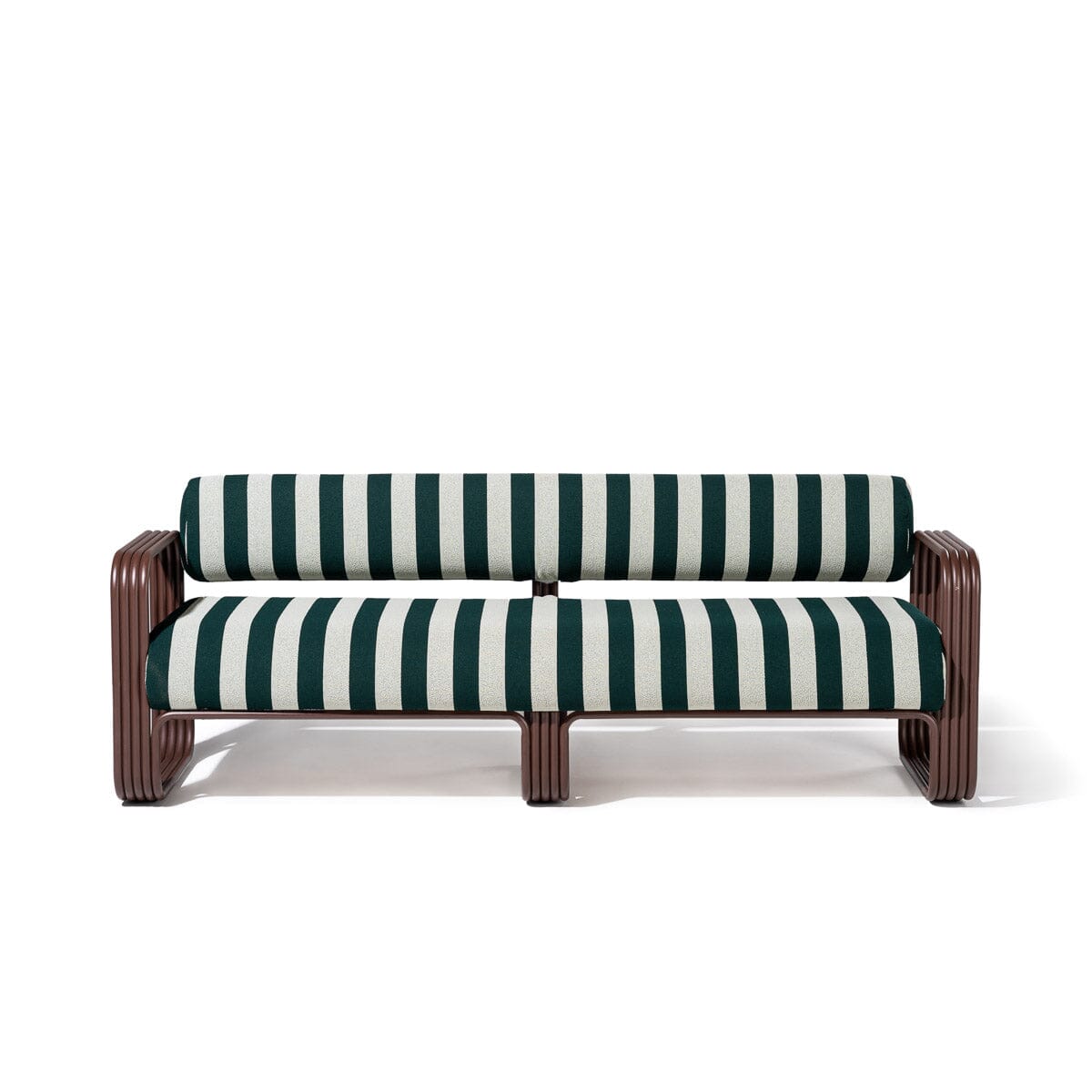 Product image of Contini Sofa Business & Pleasure Co. Terry Green Stripe Merlot 