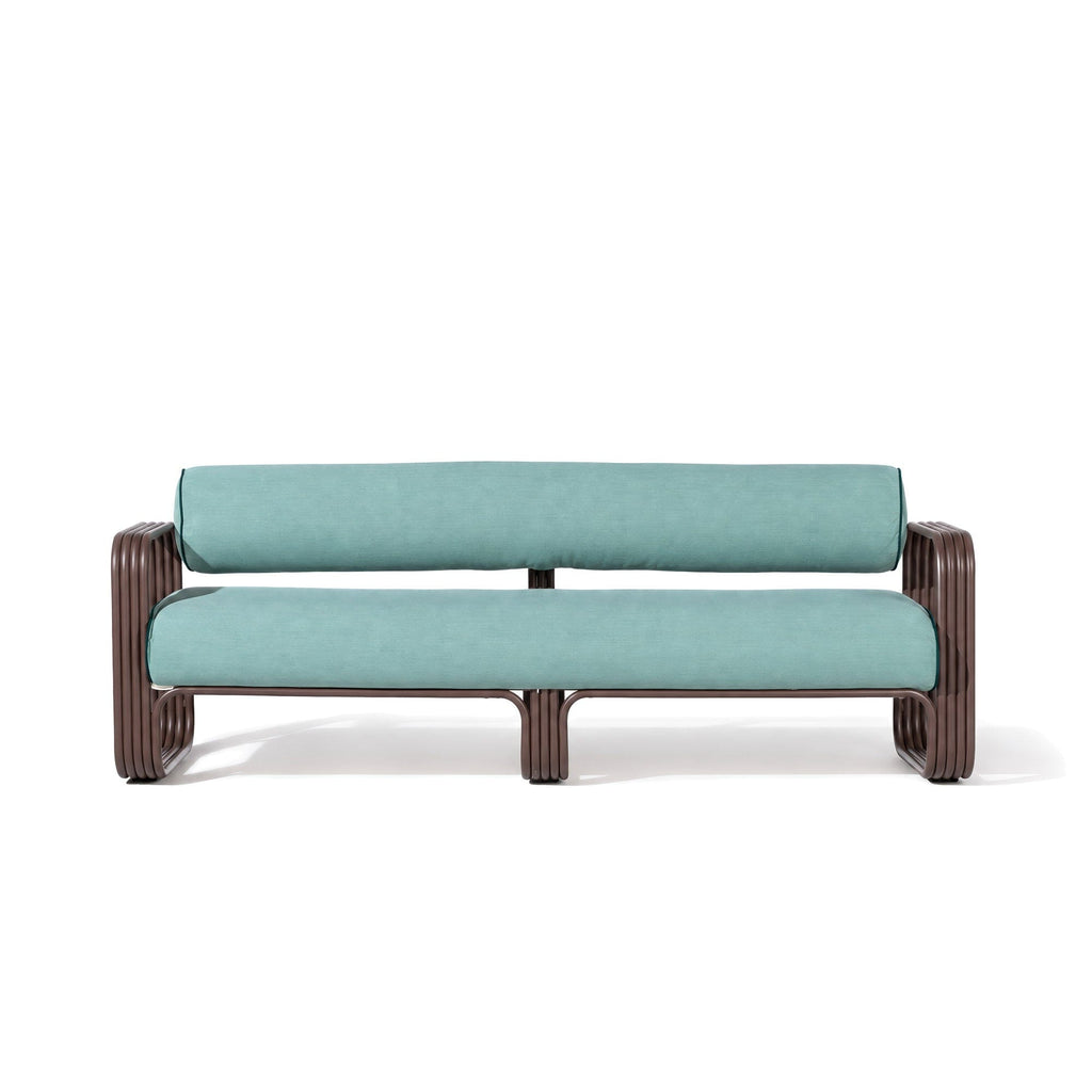 The Contini Sofa Business & Pleasure Co. Rivie Green Merlot 