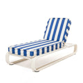 Contini Sun Lounger Contini Sun Lounger Kit Business & Pleasure Co. Crew Mediterranean Blue Stripe Antique White 
