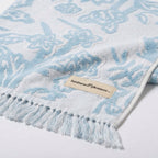 The Beach Towel - Hanalei Bay Blue Jacquard Beach Towel Business & Pleasure Co. 
