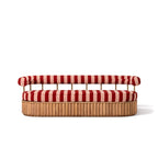The Daisy Sofa Daisy Sofa Business & Pleasure Co. Terry Terracotta Stripe Teakwood 