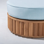The Daisy Sun Lounger Slip Cover Daisy Sun Lounger Slip Cover Business & Pleasure Co. Sky Blue 