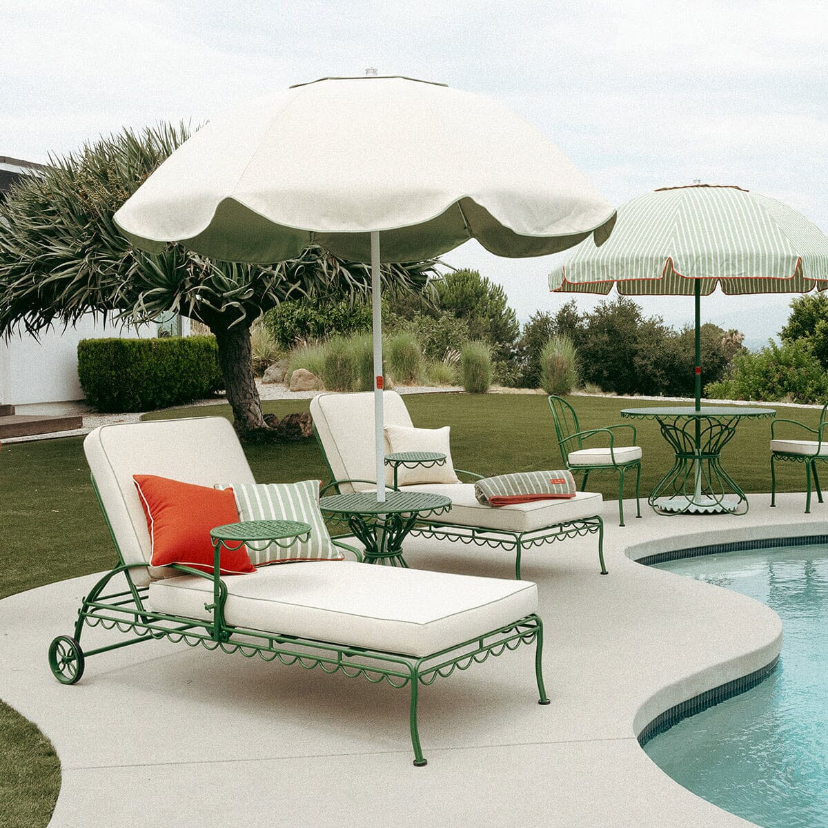 The Al Fresco Sun Lounger - Elsa Green Al Fresco Sun Lounger Business & Pleasure Co. 