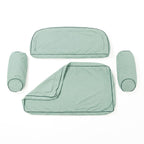 The Al Fresco Love Seat Slip Cover Set - Rivie Green Al Fresco Love Seat Slip Cover Set Business & Pleasure Co. 
