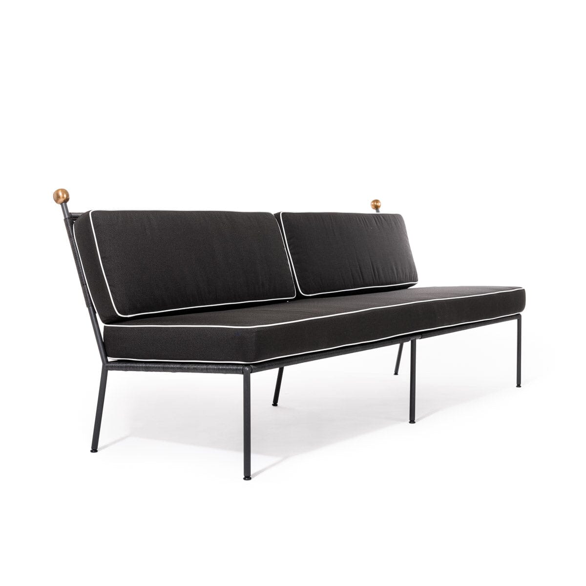 The Hudson 3 Seat Sofa - Black Frame Hudson Sofa Business & Pleasure Co 