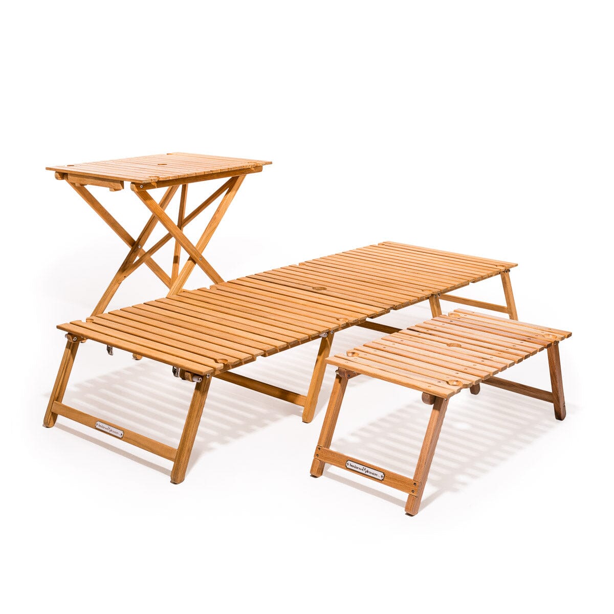 The Long Folding Table - Teakwood Long Folding Table Business & Pleasure Co. 