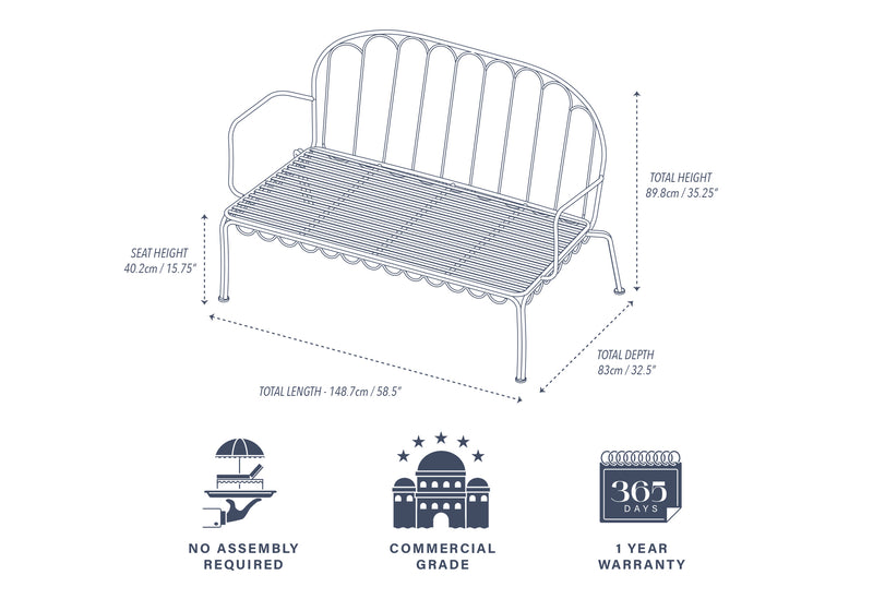 Love Seat Slip Cover Set main image 1
