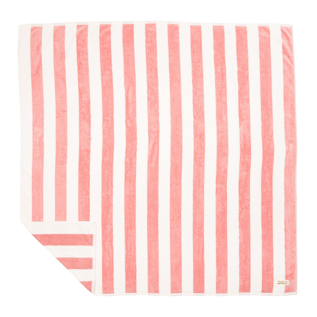 The Havana Blanket - Strawberry Daiquiri Stripe Havana Beach Blanket Business & Pleasure Co 