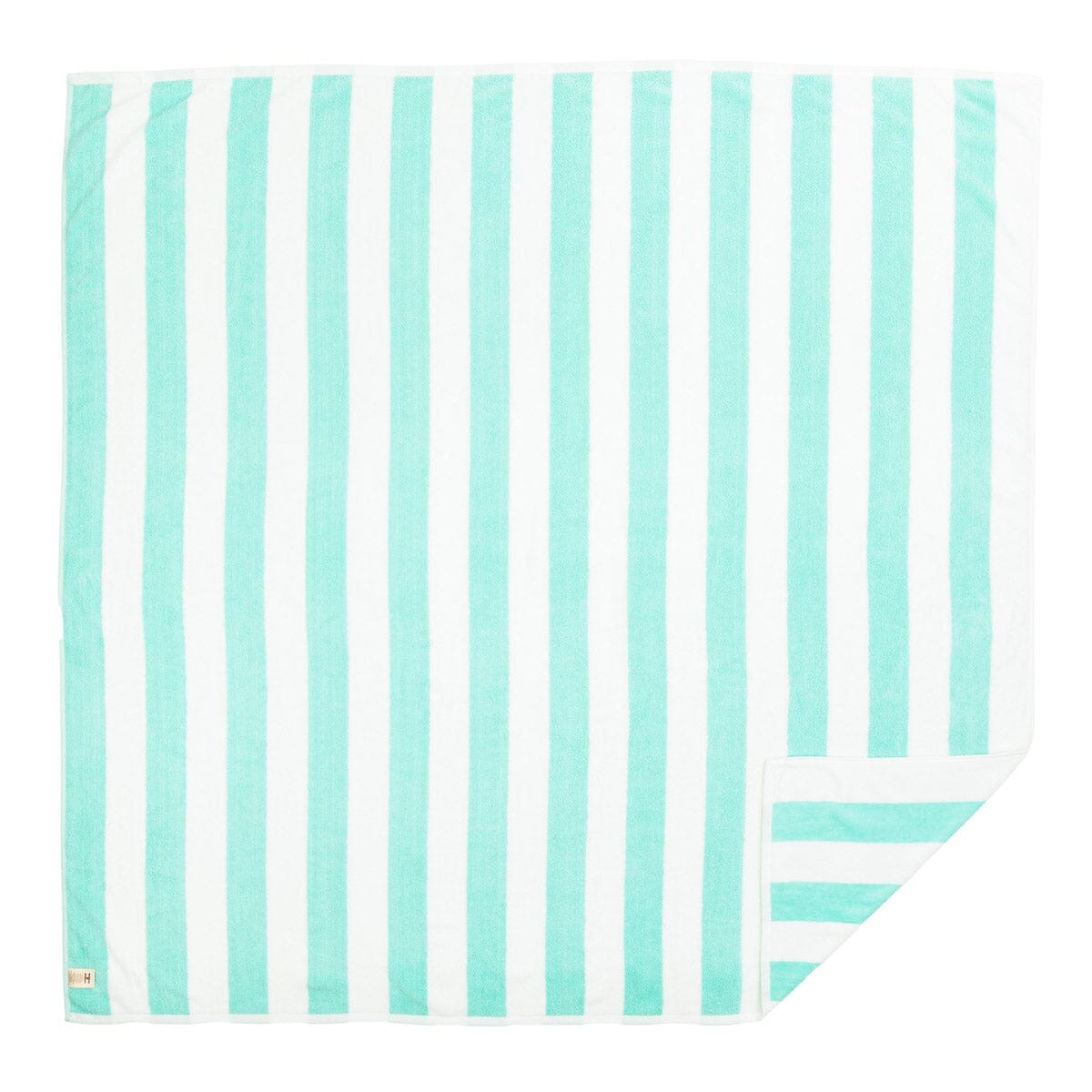 The Havana Blanket - Last Mango Green Stripe Havana Beach Blanket Business & Pleasure Co 