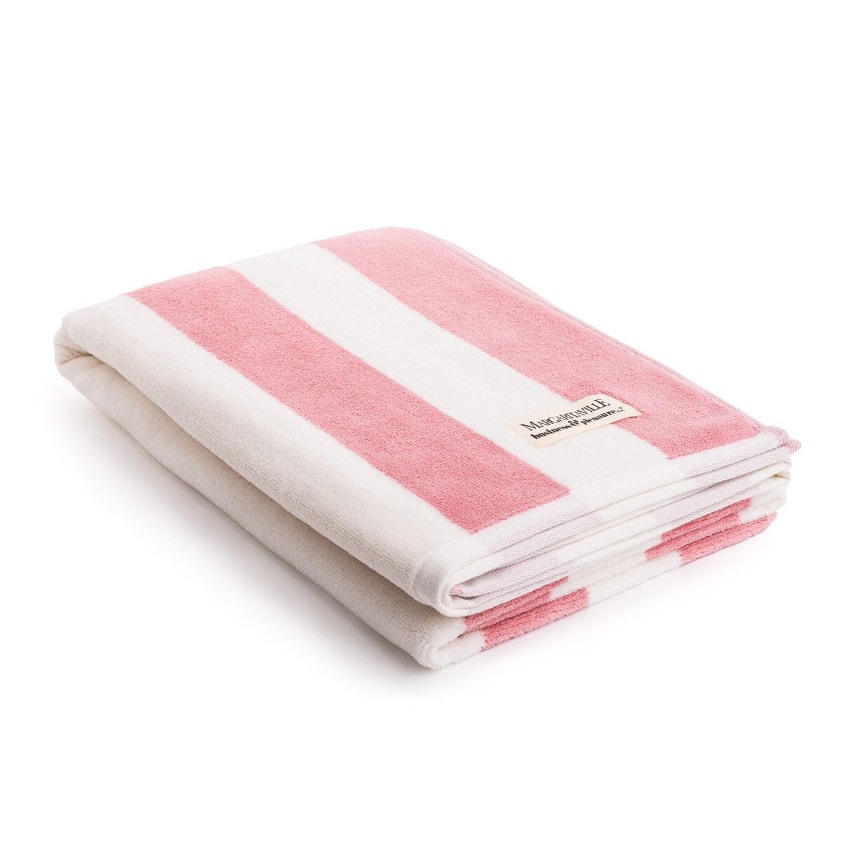The Havana Towel - Strawberry Daiquiri Stripe Havana Beach Towel Business & Pleasure Co 