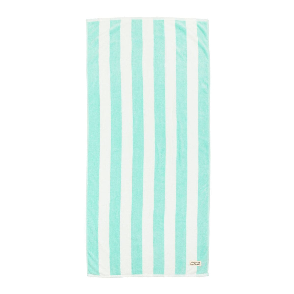 The Havana Towel - Last Mango Green Stripe Havana Beach Towel Business & Pleasure Co 
