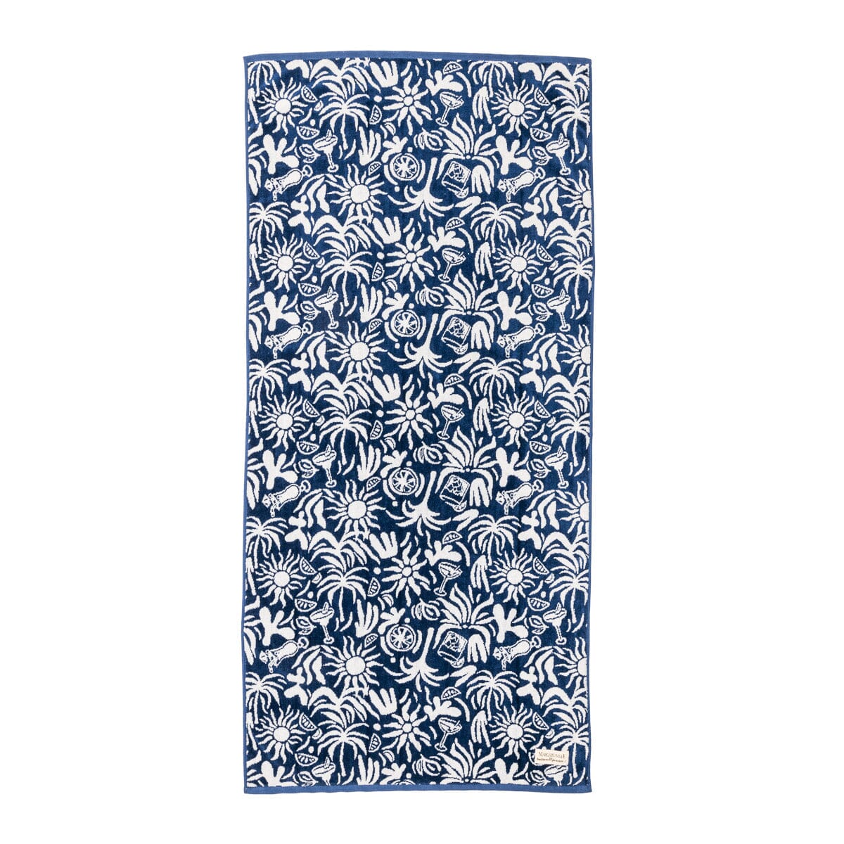 The Havana Towel - Continental Drifter Tiki Havana Beach Towel Business & Pleasure Co 
