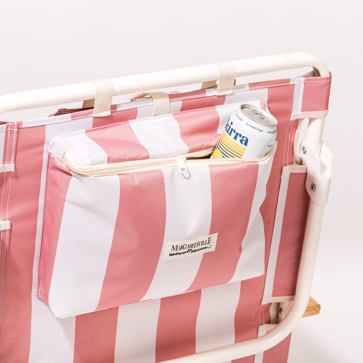 The Mañana Chair - Strawberry Daiquiri Stripe Mañana Beach Chair Margaritaville by B&P Co. 